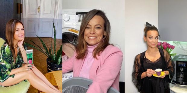 Tak mieszka Anna Mucha: designerskie dodatki, marmurowe blaty i klimatyczna podłoga