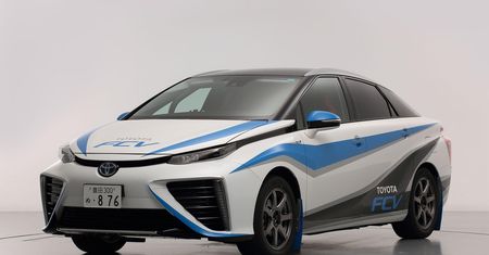 Wodorowa Toyota FCV w rajdowych mistrzostwach Japonii