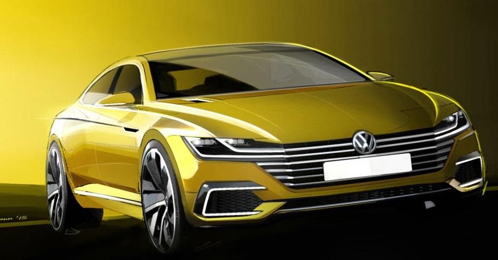 Volkswagen CC - pierwsze szkice krewnego Passata