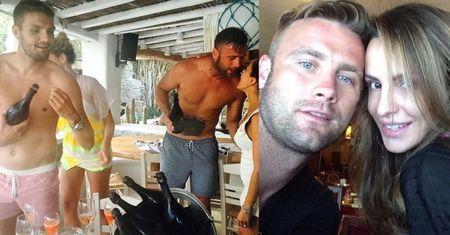 Boruc i "luksusowa szafiarka" na wieczorze panieńskim! (FOTO)