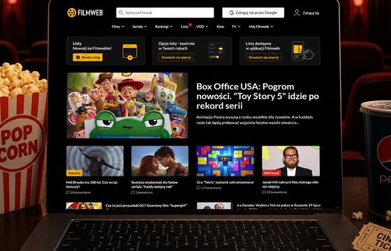 Filmweb zarobił więcej z reklam. Prawie 7 mln zł dla wspólników