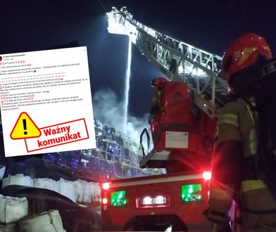 Co spłonęło na składowisku? "Zamknijcie drzwi i okna"