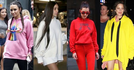 Celebrytki noszą bluzy z kapturem
