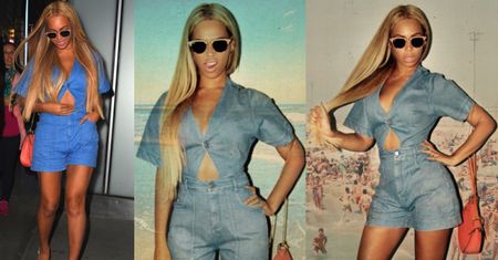 Beyonce w dżinsie w Nowym Jorku (ZDJĘCIA)