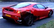 Opona Ferrari pękła przy 190km/h