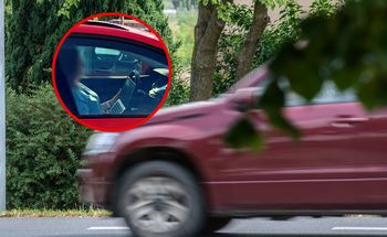 Korzystała z laptopa podczas prowadzenia auta. Ekspert komentuje
