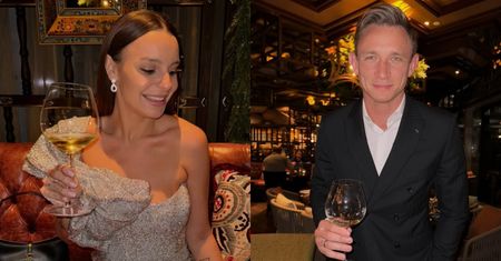 Jakub Rzeźniczak z żoną świętują rocznicę ślubu w Barcelonie. Paulina wystroiła się w błyszczącą MINI