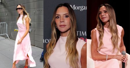 Victoria Beckham z rozjaśnionymi i przedłużonymi włosami lansuje się w Nowym Jorku. Pasuje jej nowy "look"? (ZDJĘCIA)