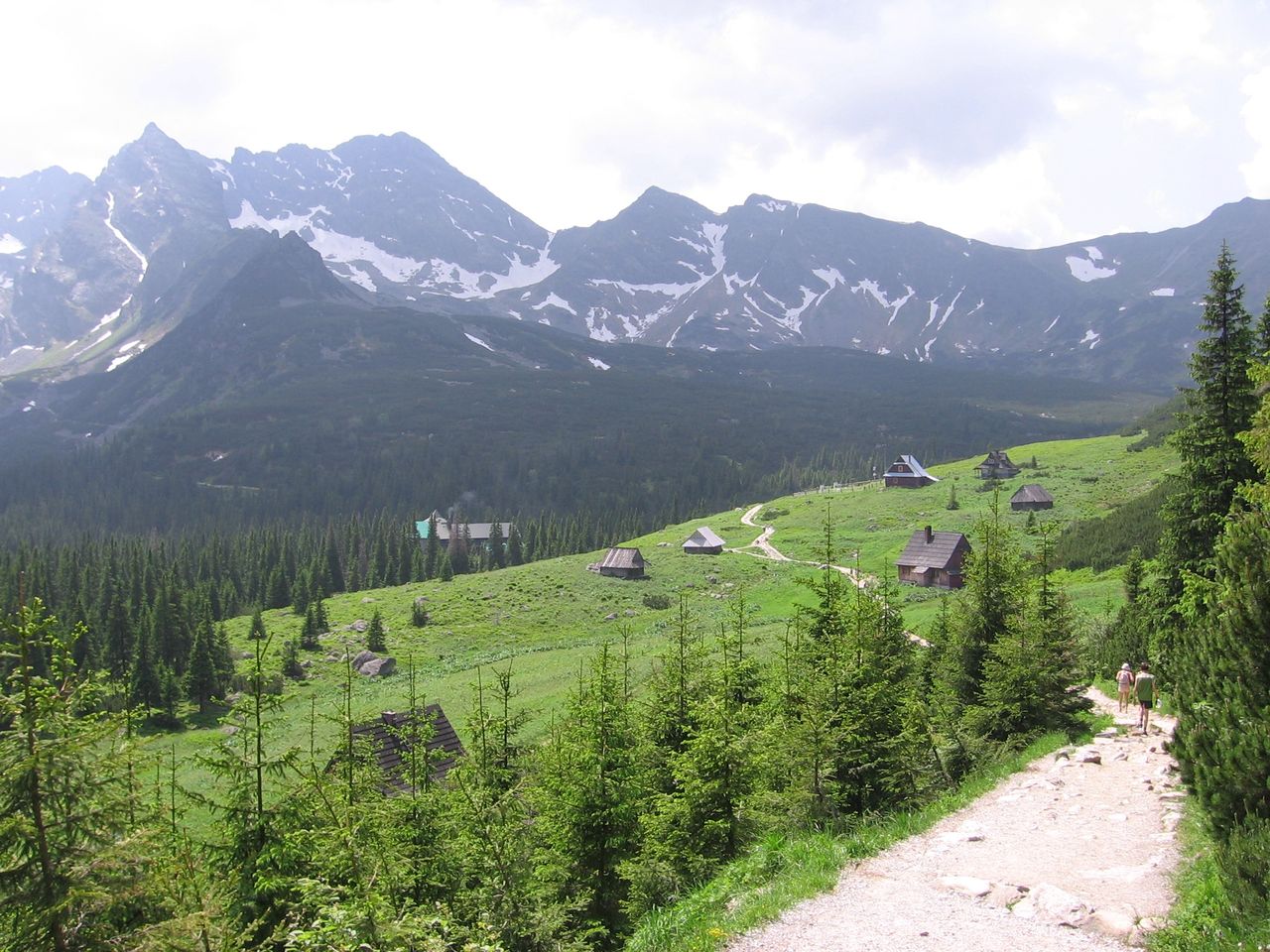 Tatry. Znaleziono ludzkie szczątki i but. Na zdjęciu Hala Gąsienicowa