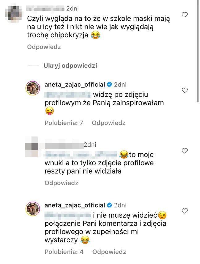 Internautka zarzuciła Anecie Zając HIPOKRYZJĘ