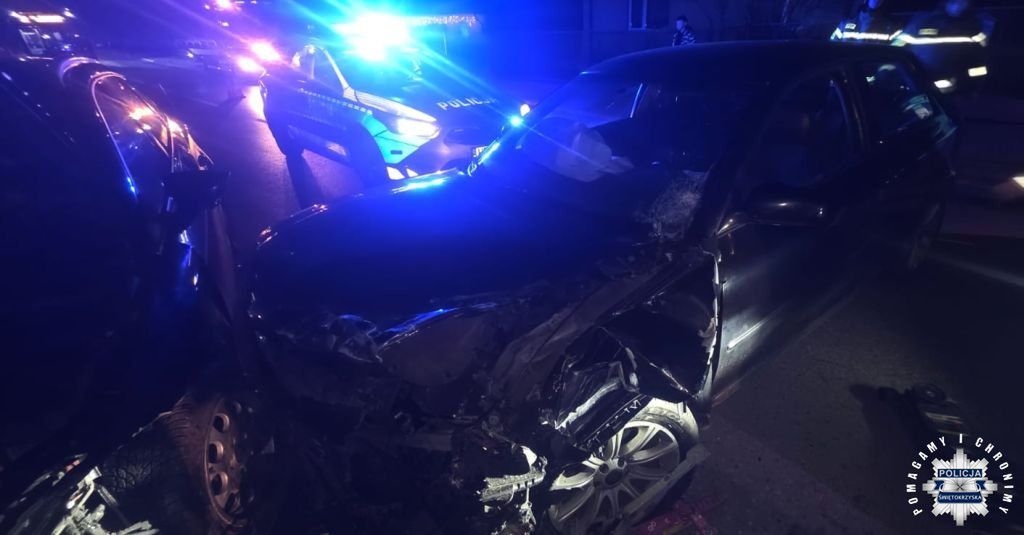 Nietrzeźwy sprawcą kolizji drogowej