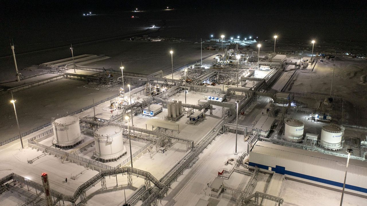 Semakowskie gas field in the Arctic.