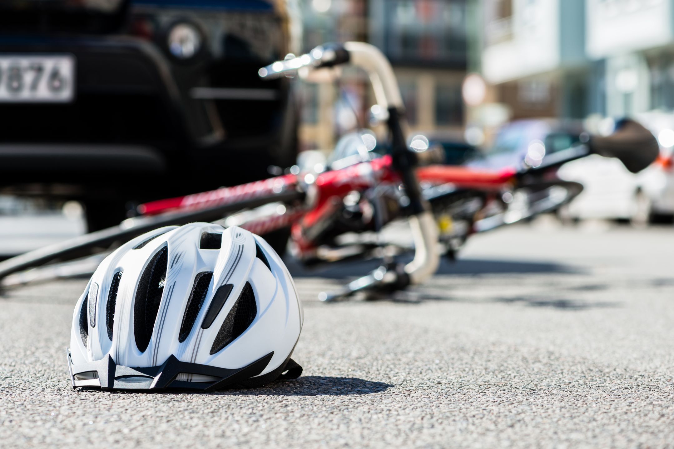 Close-up of a bicycling helmet on the asphalt  next to a bicycle
Close-up of a bicycling helmet fallen on the asphalt  next to a bicycle after car accident on the street in the city
Kzenon
bicycle, helmet, street, car, accident, bike, close-up, day, outdoors, urban, cycle, vehicle, traffic, transport, transportation, commuting, asphalt, ground, grey, gray, protection, aftermath, fallen, bicycling, city, risk, fatality, danger, dangerous, crash, collision, auto, automobile, emergency, disaster, catastrophe, road, impact, resistance, safety, plastic, deadly, misfortune, upside down, concept, problem, trouble, negligence, distraction, inattention