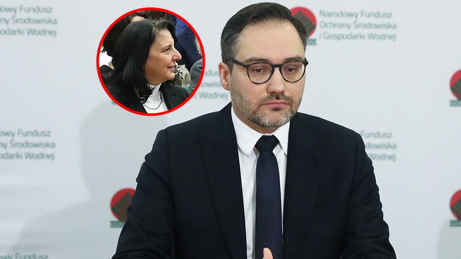 Wiceszef MON Michał Wiśniewski i dyrektorka małopolskiego OT KOWR Janina Burzyńska 