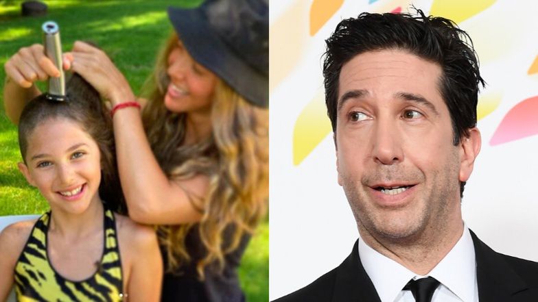 9-letnia córka Davida Schwimmera zgoliła włosy na łyso