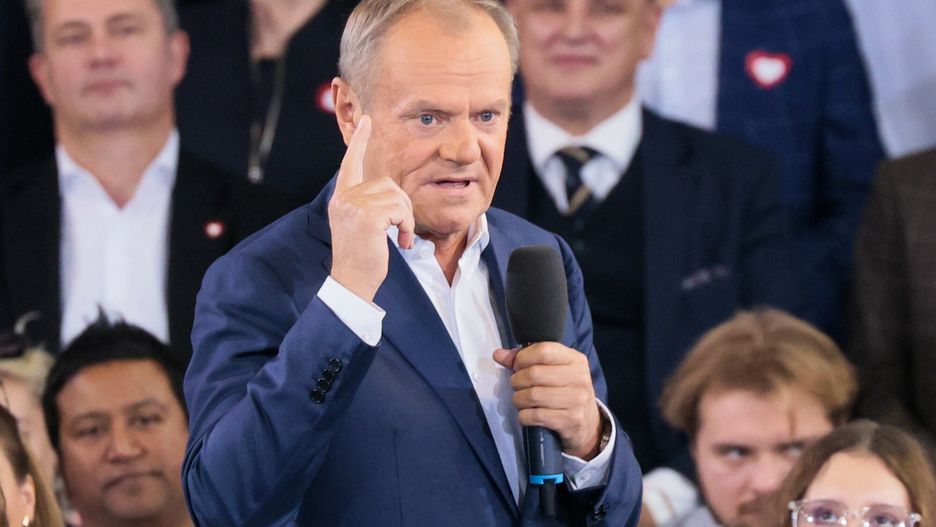 Konwencja Koalicji Obywatelskiej
Fot. Mateusz Grochocki/East News, Warszawa, 12.10. 2024. Konwencja Koalicji Obywatelskiej w Hali Sportowej OSIR Bemowo w Warszawie. Ogloszenie strategii migracyjnej dla Polski.
N/z: Donald Tusk
Mateusz Grochocki