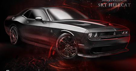 Dodge Challenger Hellcat w stylu "Obcego" od Carlex Design