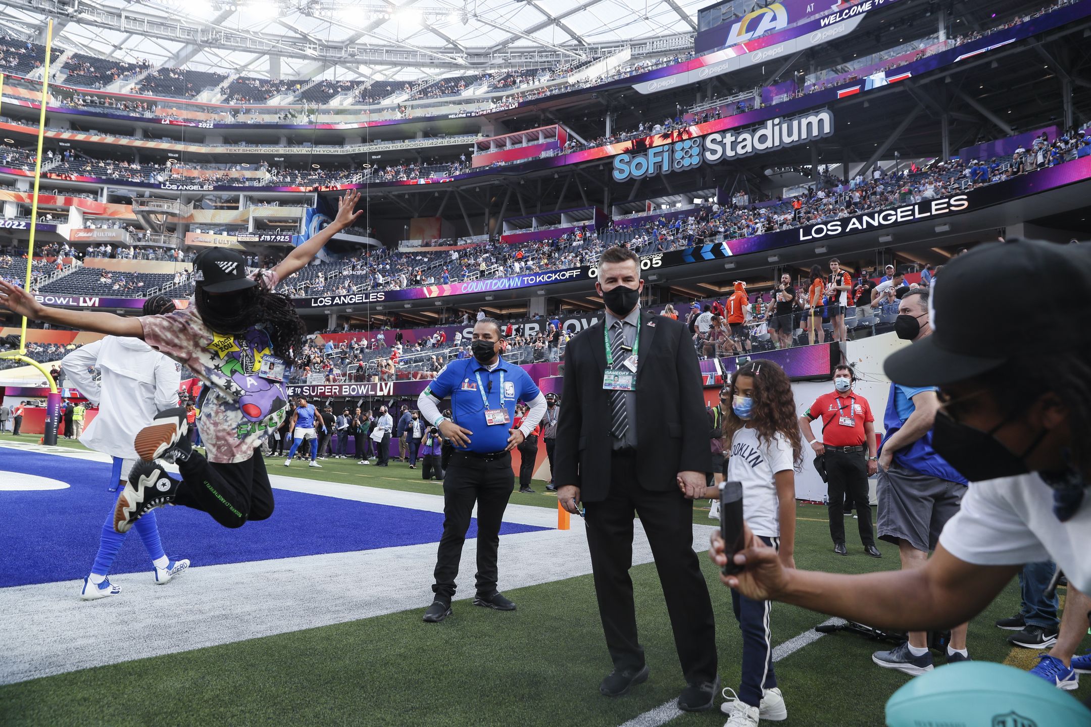 Jay-Z i Blue Ivy na Super Bowl