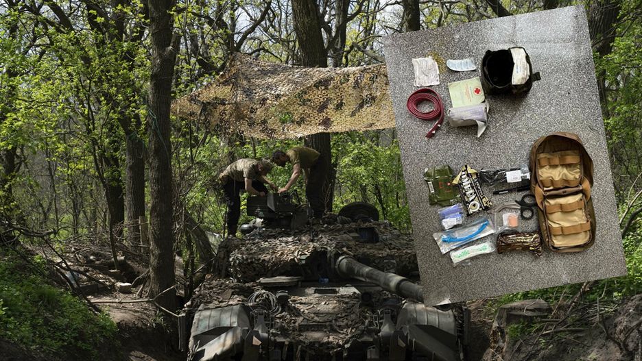 W sieci udostępniono zdjęciowe porównanie apteczek medycznych używanych przez rosyjskich i ukraińskich żołnierzy 