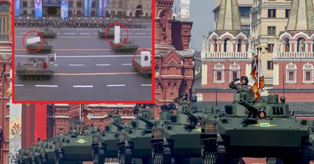 Nagranie z "defilady" Putina. Pokazali je Ukraińcy. Aż chce się przyklasnąć