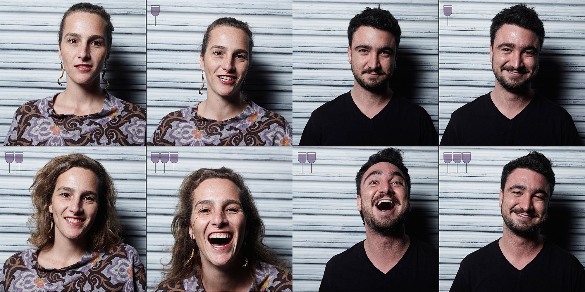 Zastanawialiście się kiedyś jak wyglądacie po 1, 2 i 3 lampkach wina? 4