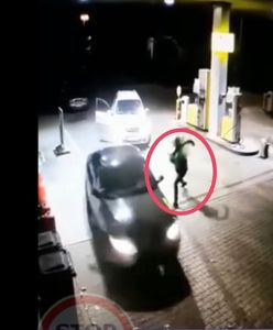 Szokujące nagranie ze stacji paliw