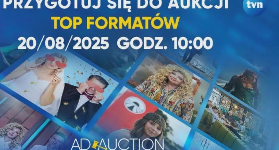 TVN licytuje czas reklamowy przy topowych formatach