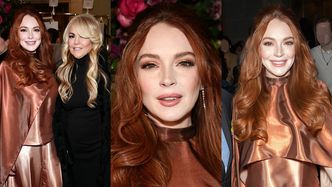 Lindsay Lohan zaskakuje doskonałą formą na tygodniu mody w Nowym Jorku (ZDJĘCIA)