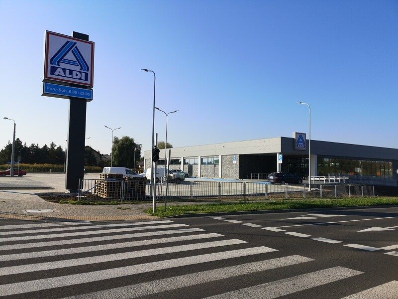 Aldi przy ul. Zelwerowicza w Lublinie