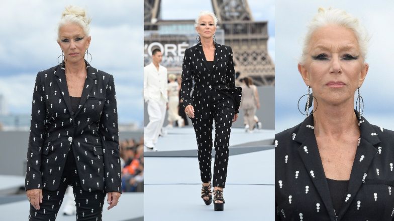 Helen Mirren na paryskim Tygodniu Mody