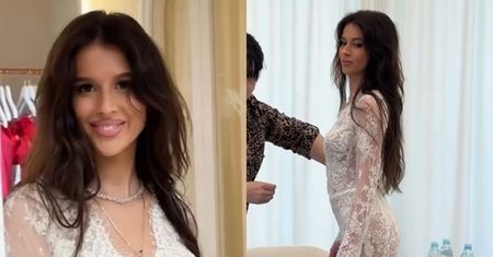 Izabela Janachowska prezentuje NAGRANIE z przymiarek sukni ślubnej Roksany Węgiel! (WIDEO)