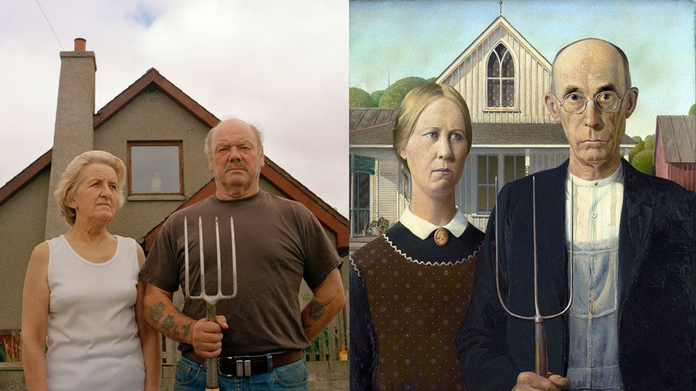 Alegorie z malarstwa na fotografiach Alice Bruce 1