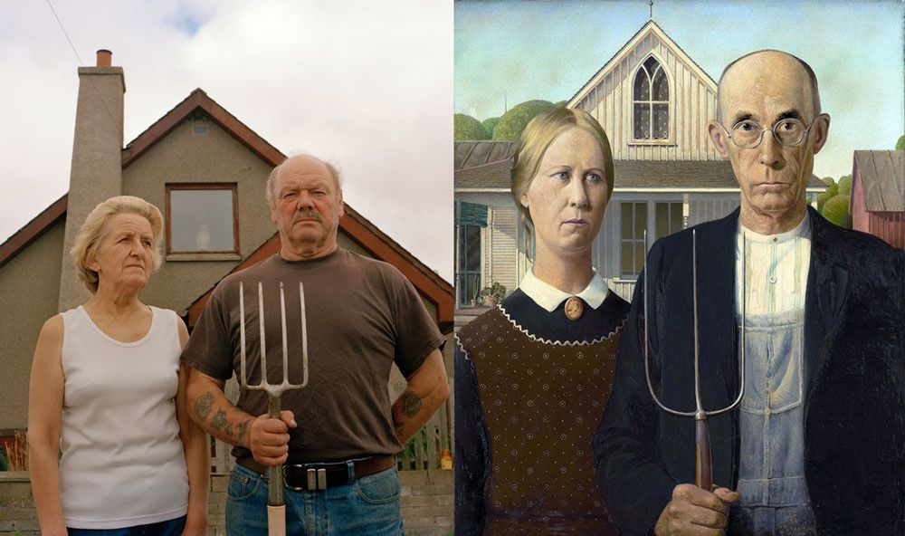 Alegorie z malarstwa na fotografiach Alice Bruce 1