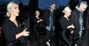 Kim Kardashian eksponuje SMUKŁĄ SYLWETKĘ, wtulając się w Pete'a Davidsona (ZDJĘCIA)
