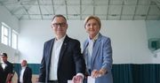 Para prezydencka przy urnie. Zagłosowali w Krakowie