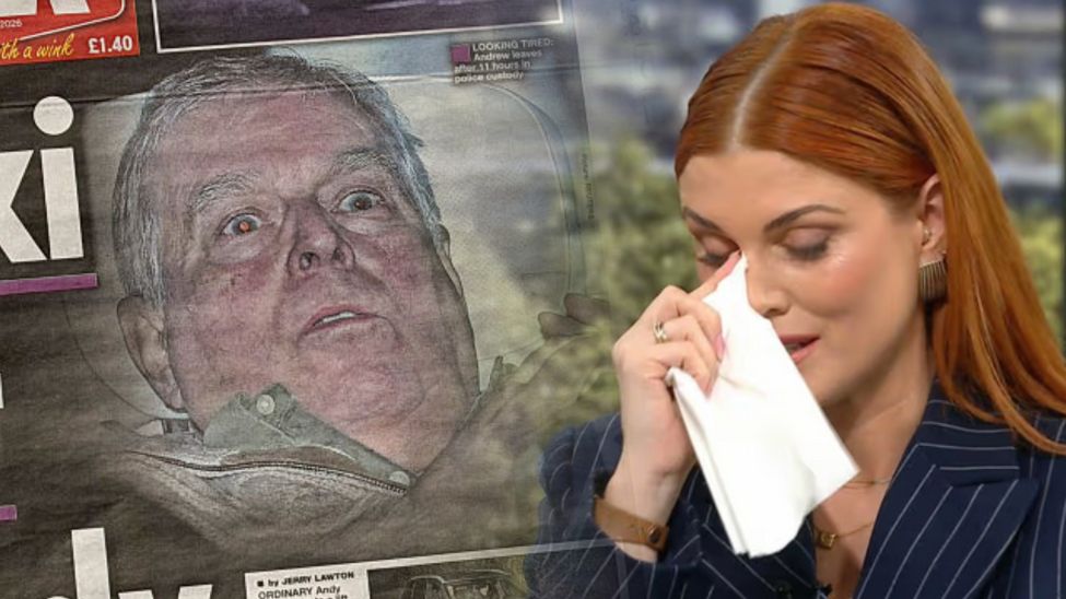 Prezenterka rozpłakała się, komentując aresztowanie Andrzeja