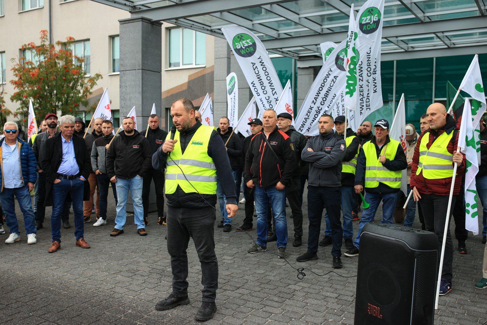 Protest w Jastrzębiu