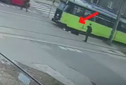 13-latka wpadła pod tramwaj. Szokujące nagranie