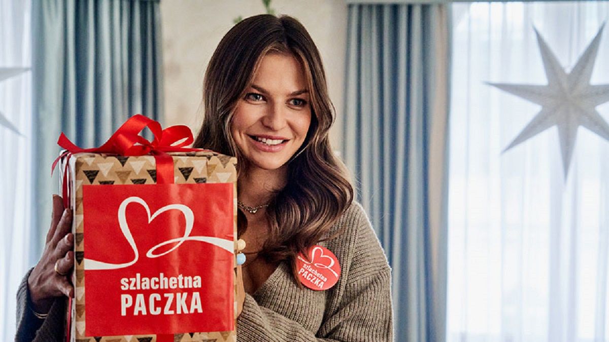 Anna Lewandowska zaangażowała się w Szlachetną Paczkę.