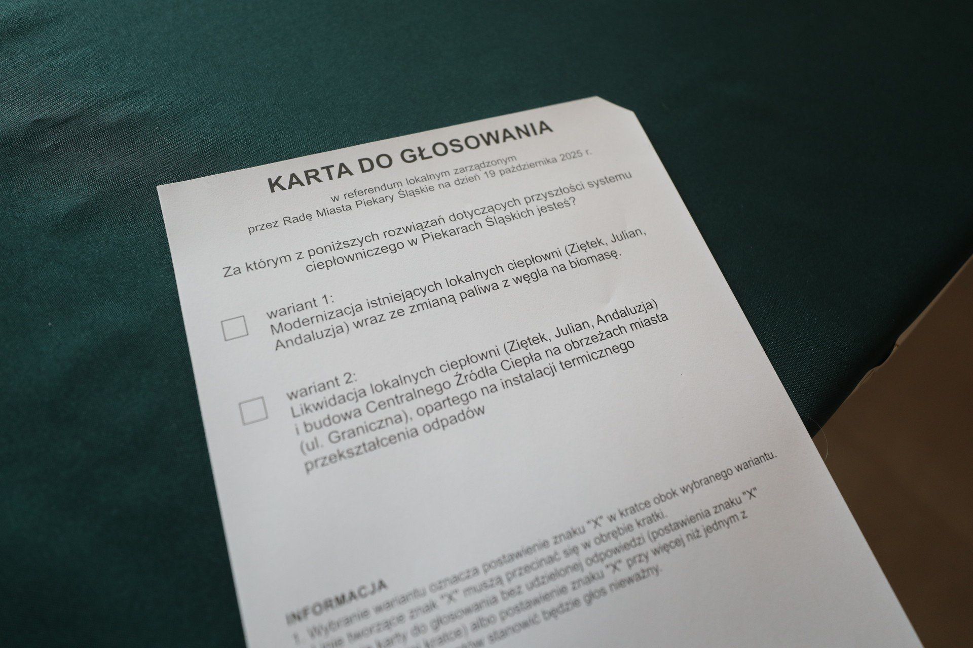 W Piekarach Śląskich trwa pierwsze w historii miasta referendum