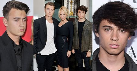 Pamela Anderson na ściance z synami! Przystojni? (ZDJĘCIA)