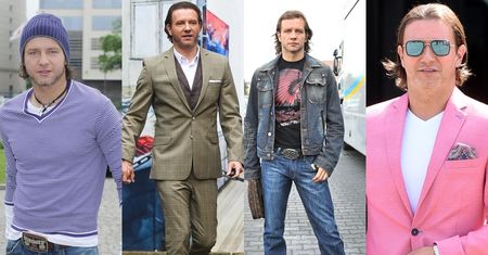 (R)ewolucja stylu Radosława Majdana: od wielbiciela pasemek do dżentelmena (ZDJĘCIA)