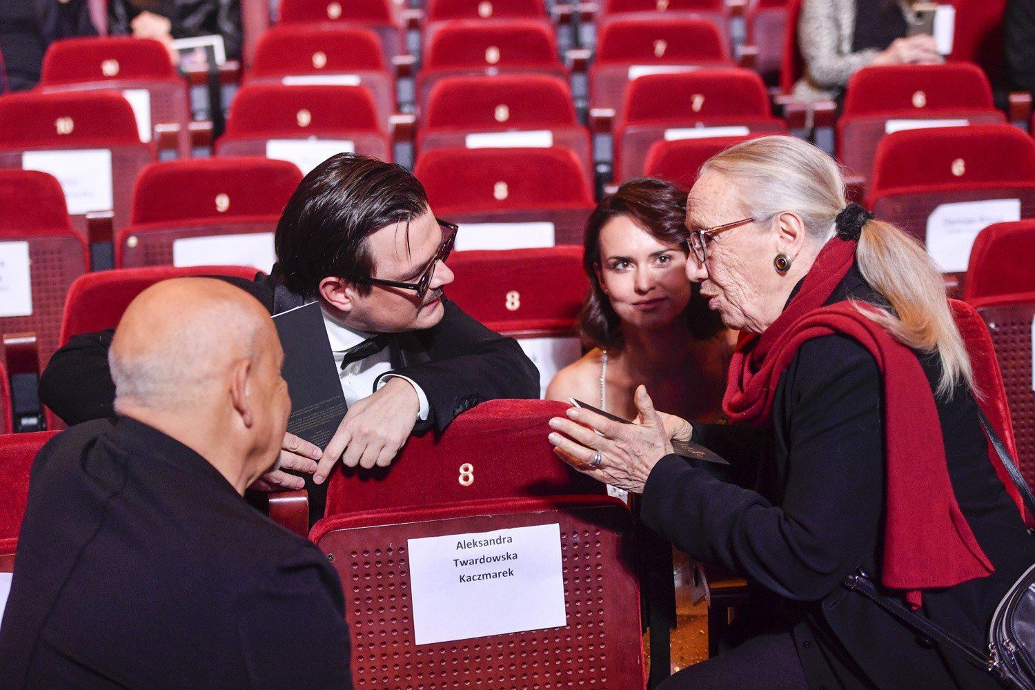 Andrzej Pągowski, Dawid Ogrodnik, Paulina Bernatek i Maja Komorowska na 25. Gali Polskich Nagród Filmowych - ORŁY. Rok 2023