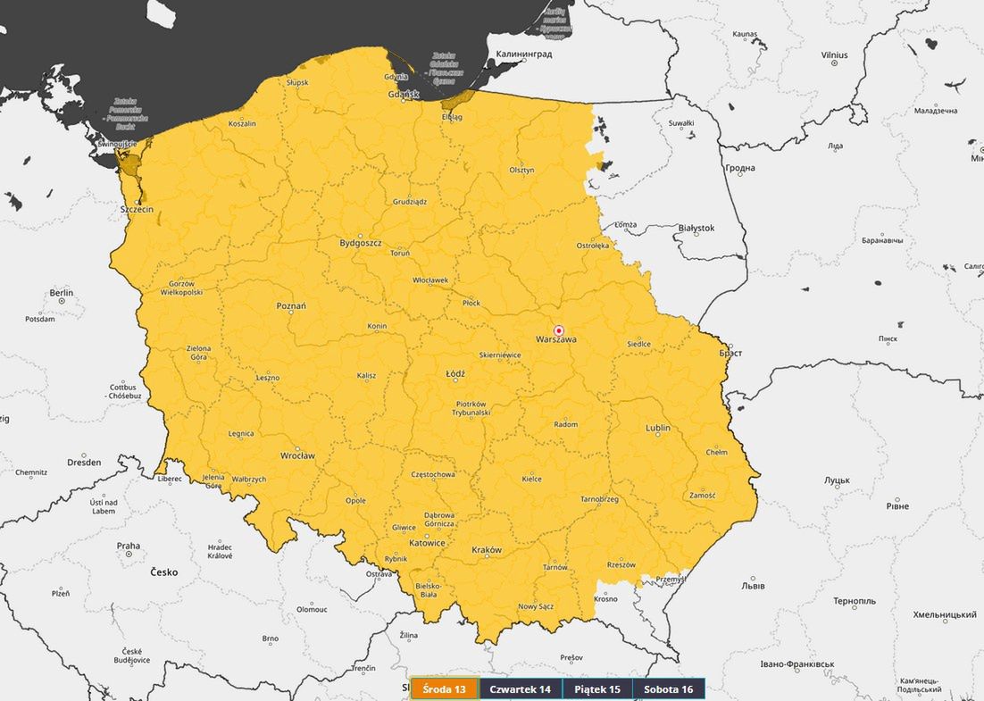 Prognoza zagrożeń IMGW