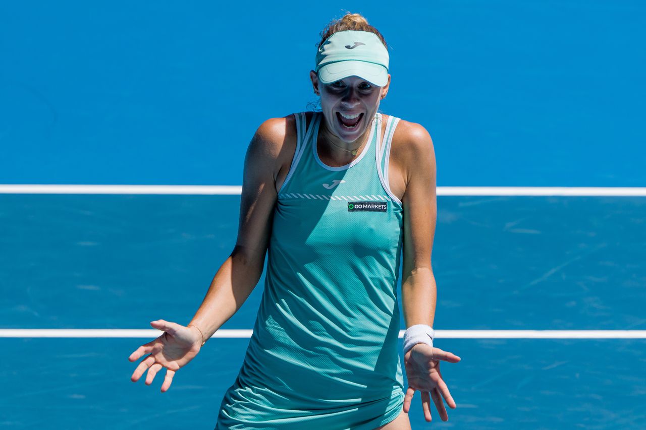 Magda Linette awansowała do półfinału Australian Open. To największy sukces w karierze Polki (Photo by Andy Cheung/Getty Images)