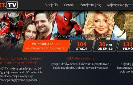 Gonet.TV z ofertą za złotówkę: pakiet kilkudziesięciu stacji na żywo i dostęp do VOD