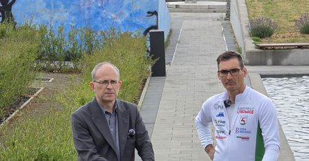Widok na trybuny. W Łysomicach biją rekordy i dlatego mają rowerową stolicę Polski