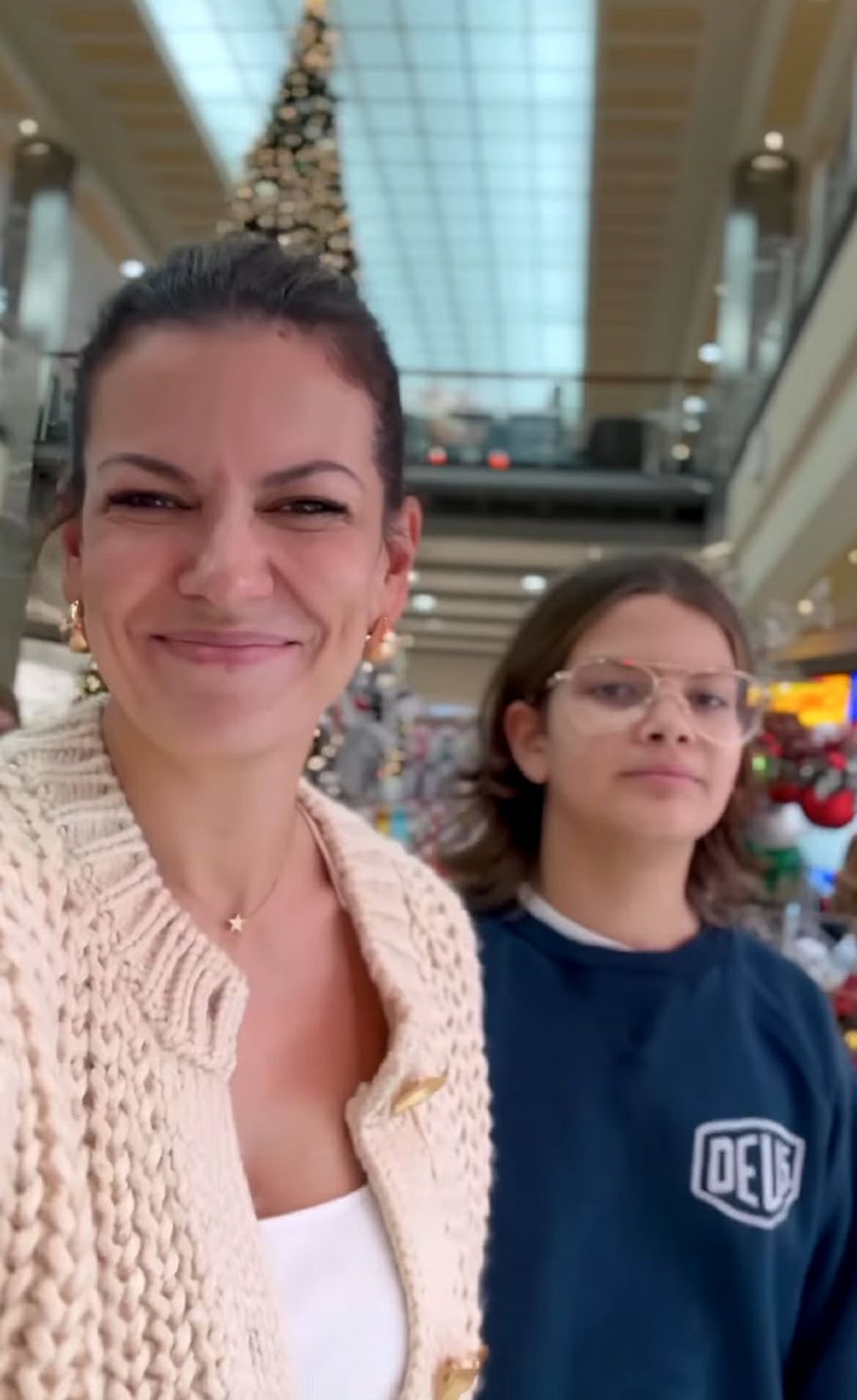 Alżbeta Lenska z dziećmi