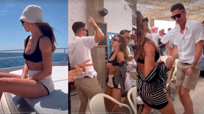 Roztańczeni Anna i Robert Lewandowscy korzystają z życia na kolejnych wakacjach (WIDEO)
