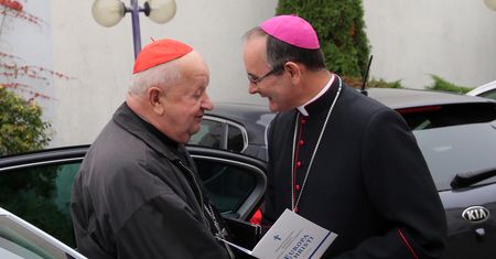 Takim autem porusza się kardynał Dziwisz. Limuzyna robi wrażenie